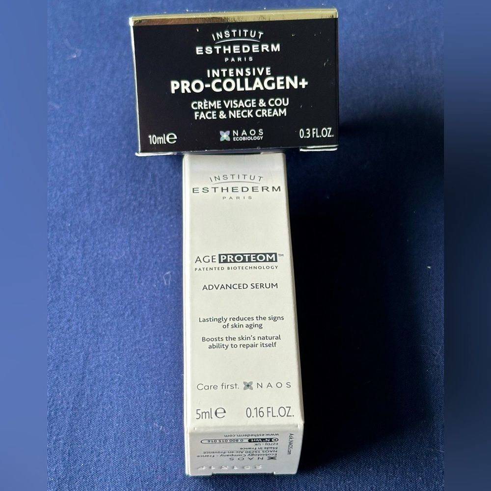Institut Esthederm Age Proteom Advanced Serum and Intensive Pro-Collagen+ cream